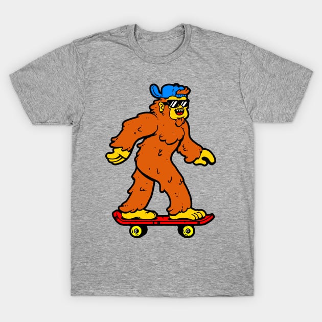 SKATE SQUATCH T-Shirt by blairjcampbell